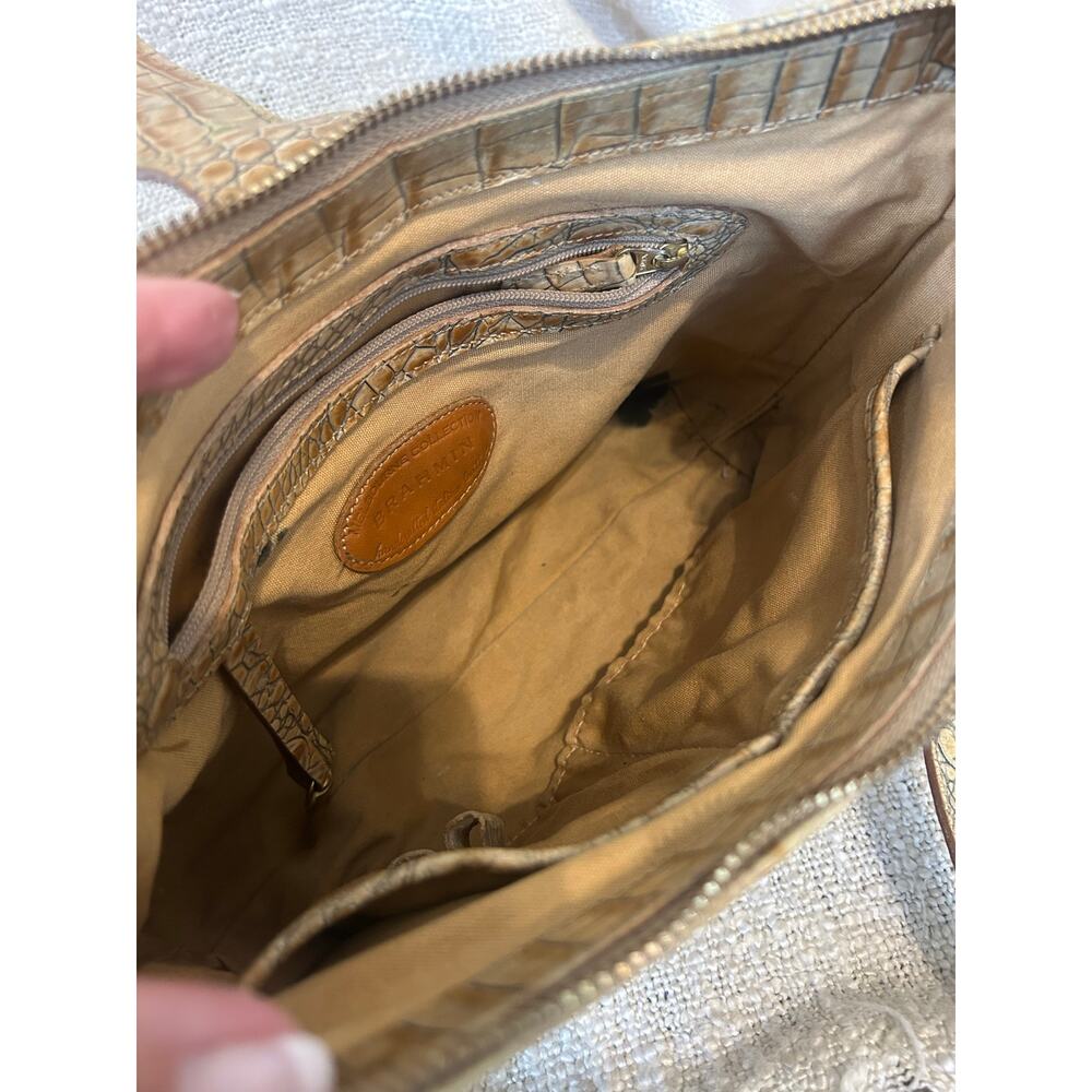 Vintage Brahmin Isabelle Croc-Embossed Leather Purse - Picture 9 of 9